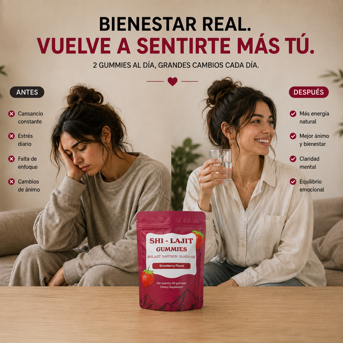 Dos gominolas. Un pequeño gesto para volver a elegirte.